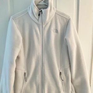 North Face Ivory Women’s Fleece Jacket, Large